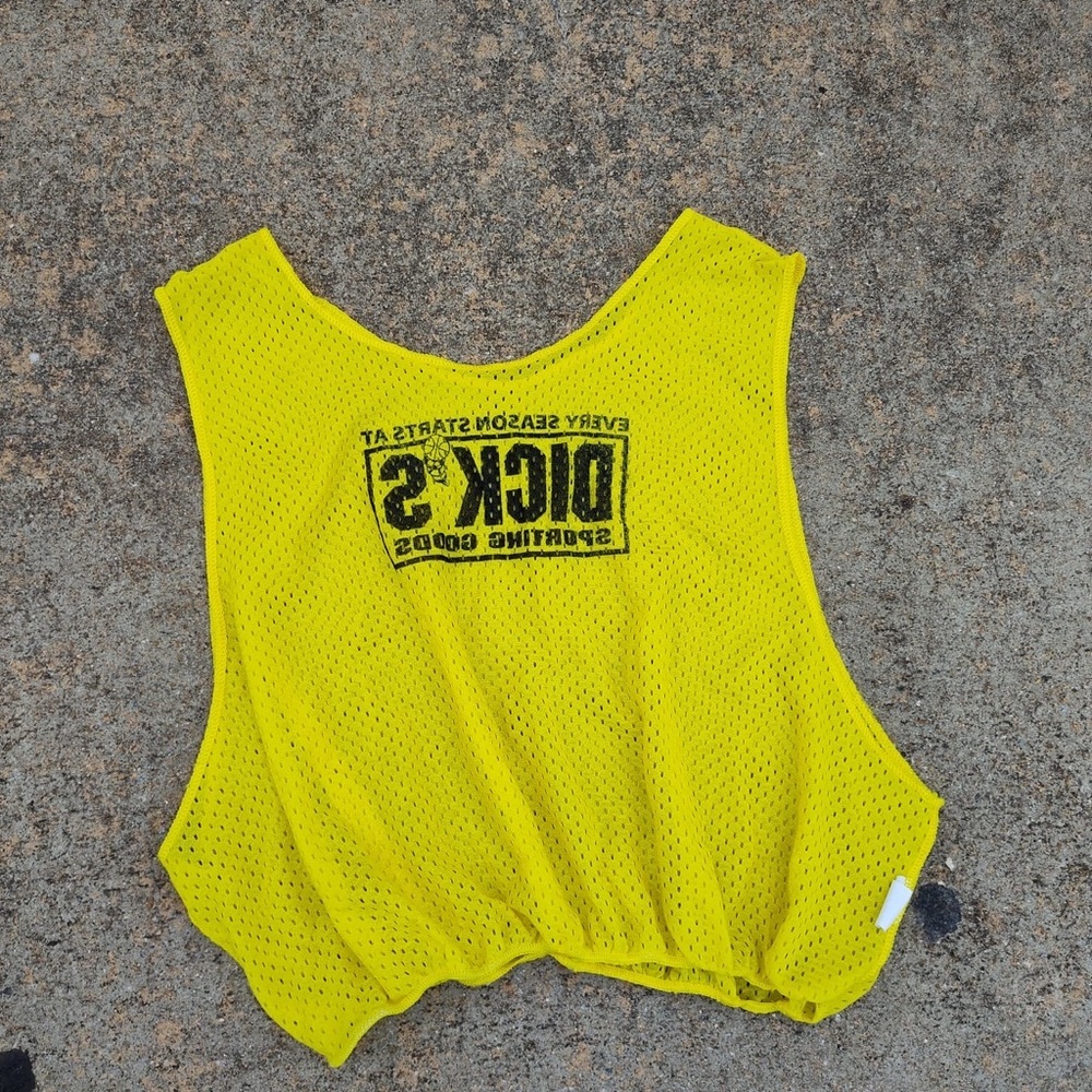 Yellow Dick's Sporting Goods Mesh Tank Top